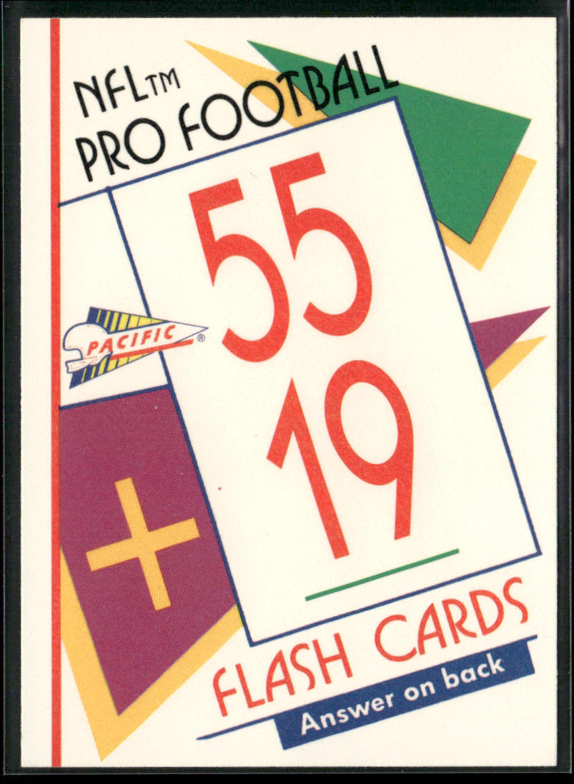 Steve Wallace 1991 Pacific Flash Cards #63 San Francisco 49ers