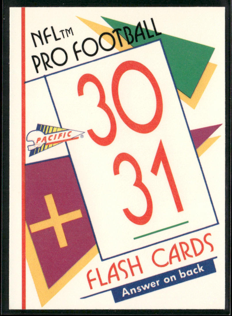 Jesse Sapolu 1991 Pacific Flash Cards #64 San Francisco 49ers