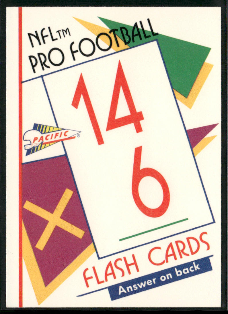 Eric Martin 1991 Pacific Flash Cards #61 New Orleans Saints