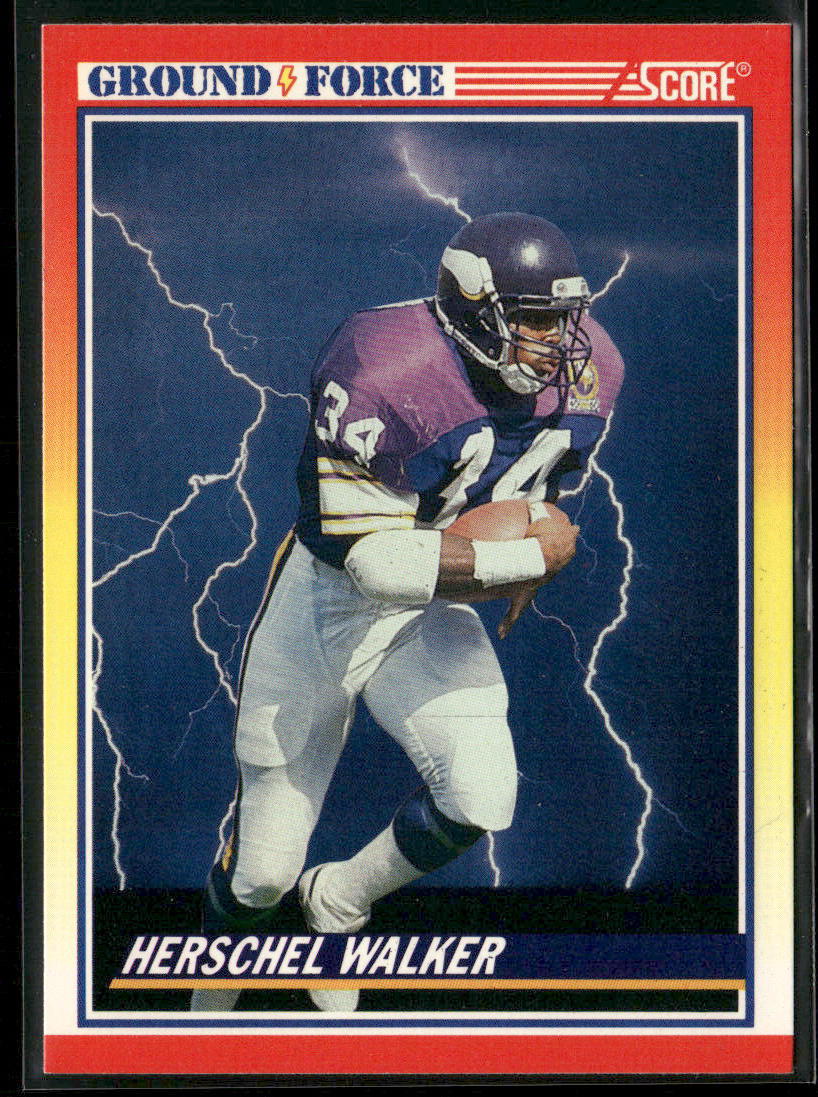 Herschel Walker 1990 Score #561 Minnesota Vikings front