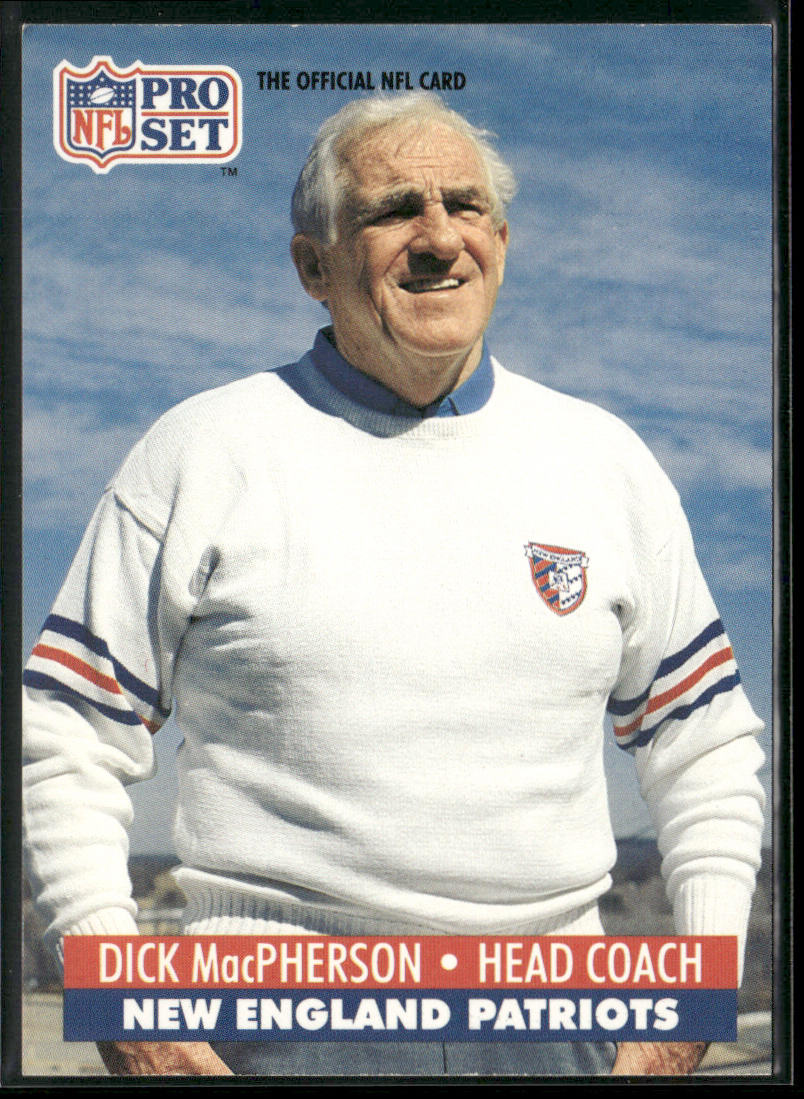 Dick MacPherson 1991 Pro Set #234 New England Patriots