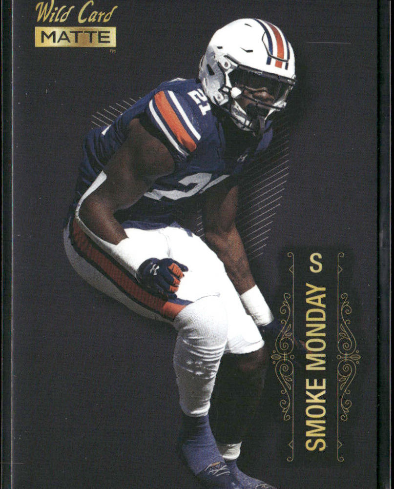 Smoke Monday 2022 Wild Card Matte Black #MB-102 Auburn Tigers