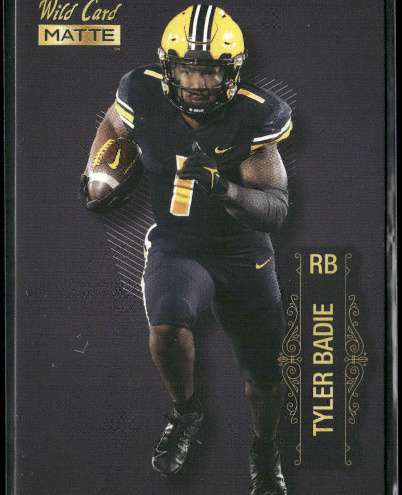 Tyler Badie 2022 Wild Card Matte #MB-112 Missouri Tigers