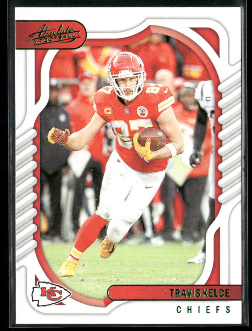 Travis Kelce 2022 Panini Absolute Green #37 Kansas City Chiefs