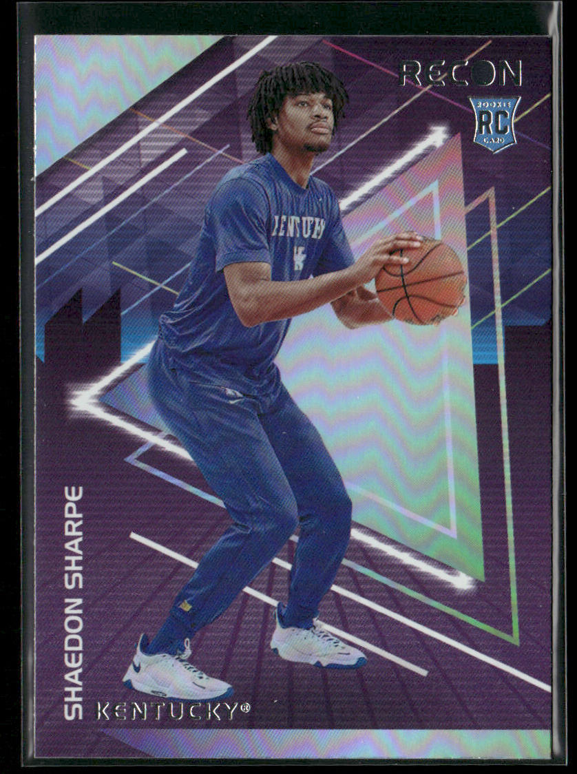 Shaedon Sharpe 2022 Panini Chronicles Draft Picks Recon #16 Kentucky Wildcats
