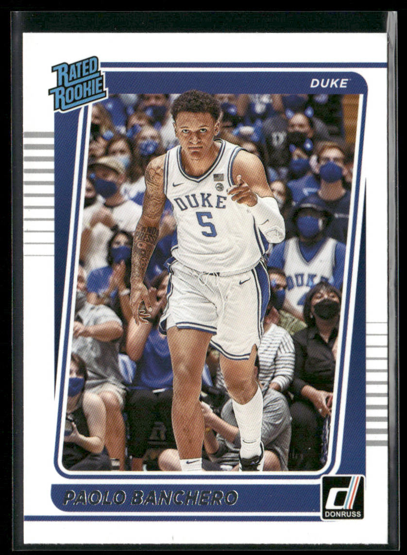 Paolo Banchero 2022 Panini Chronicles Draft Picks Donruss Rated Rookies #2