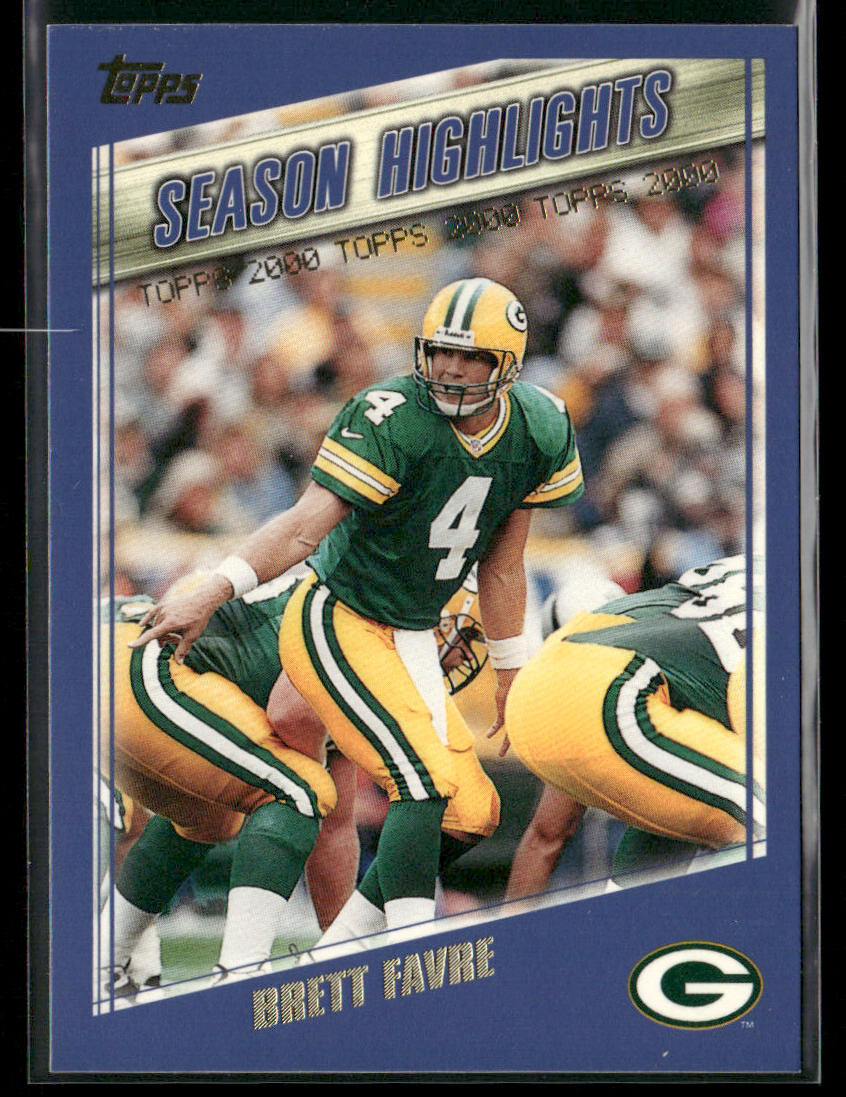 Brett Favre 2000 Topps #324 Green Bay Packers front