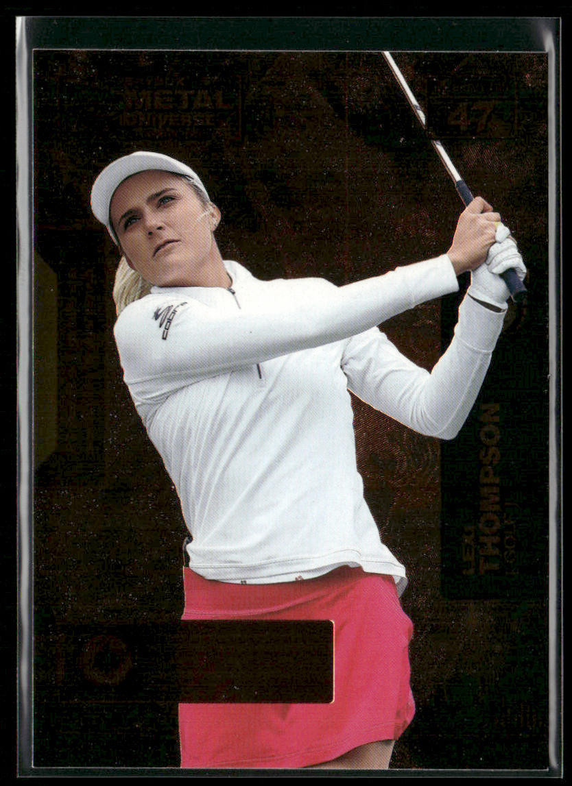 Lexi Thompson 2021 SkyBox Metal Universe Champions #47 front