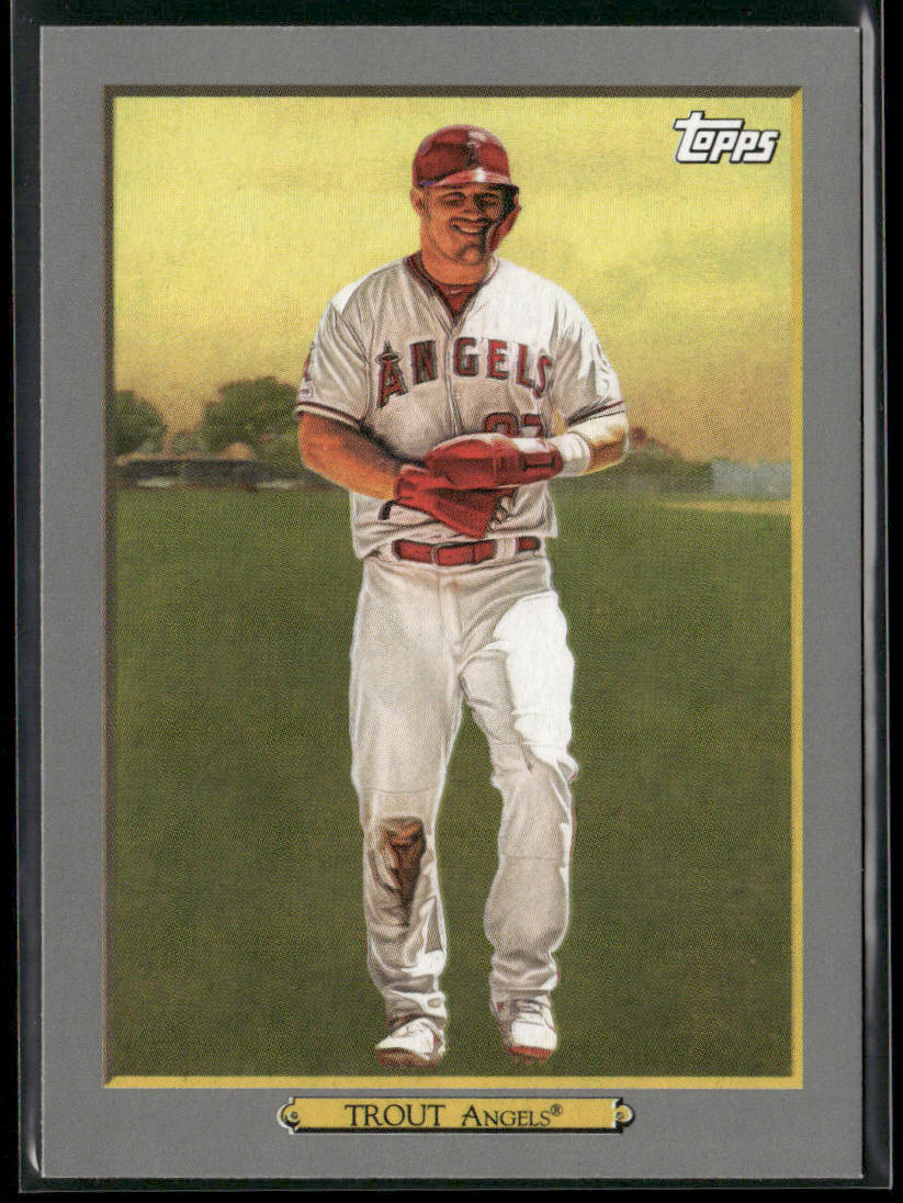 Mike Trout 2020 Topps Turkey Red 2020 (Series 1) #TR-46 Los Angeles Angels