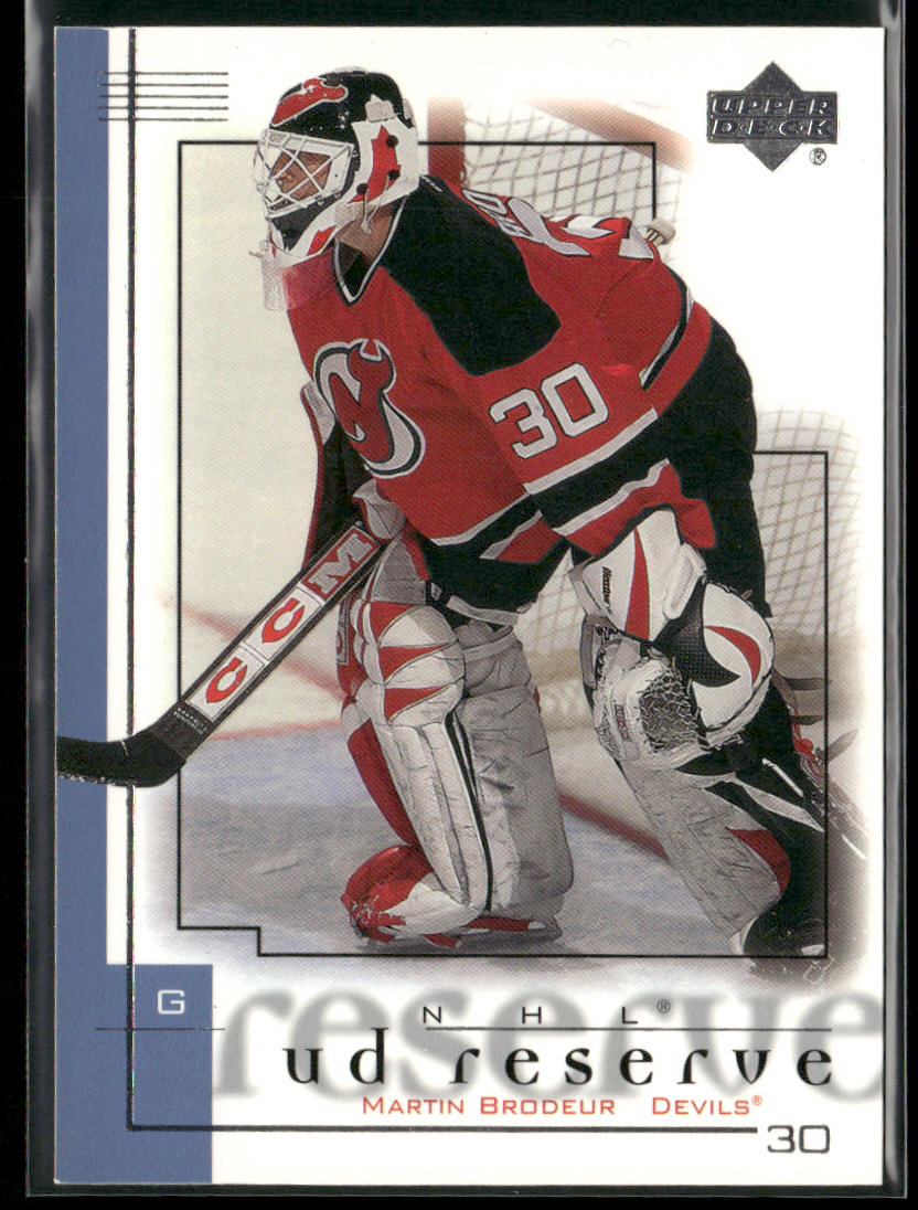 Martin Brodeur 2000-01 UD Reserve #52 New Jersey Devils