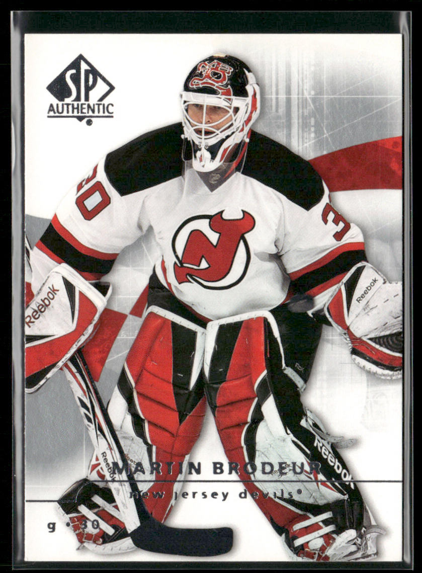 Martin Brodeur 2008-09 SP Authentic #45 New Jersey Devils