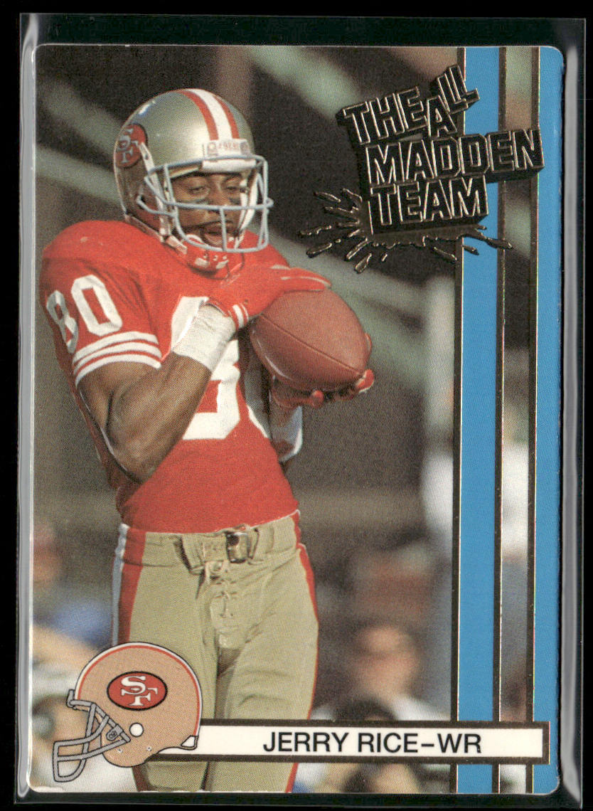 Jerry Rice 1990 Action Packed All-Madden #2 San Francisco 49ers
