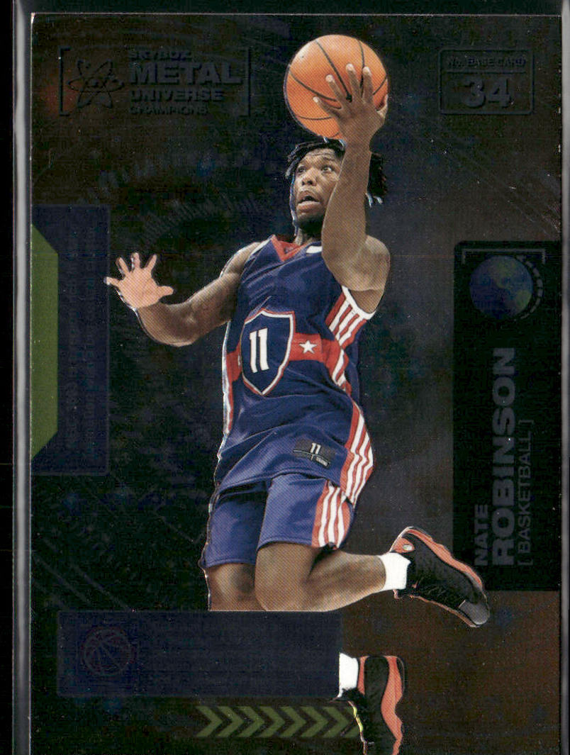 Nate Robinson 2021 SkyBox Metal Universe Champions #34 front