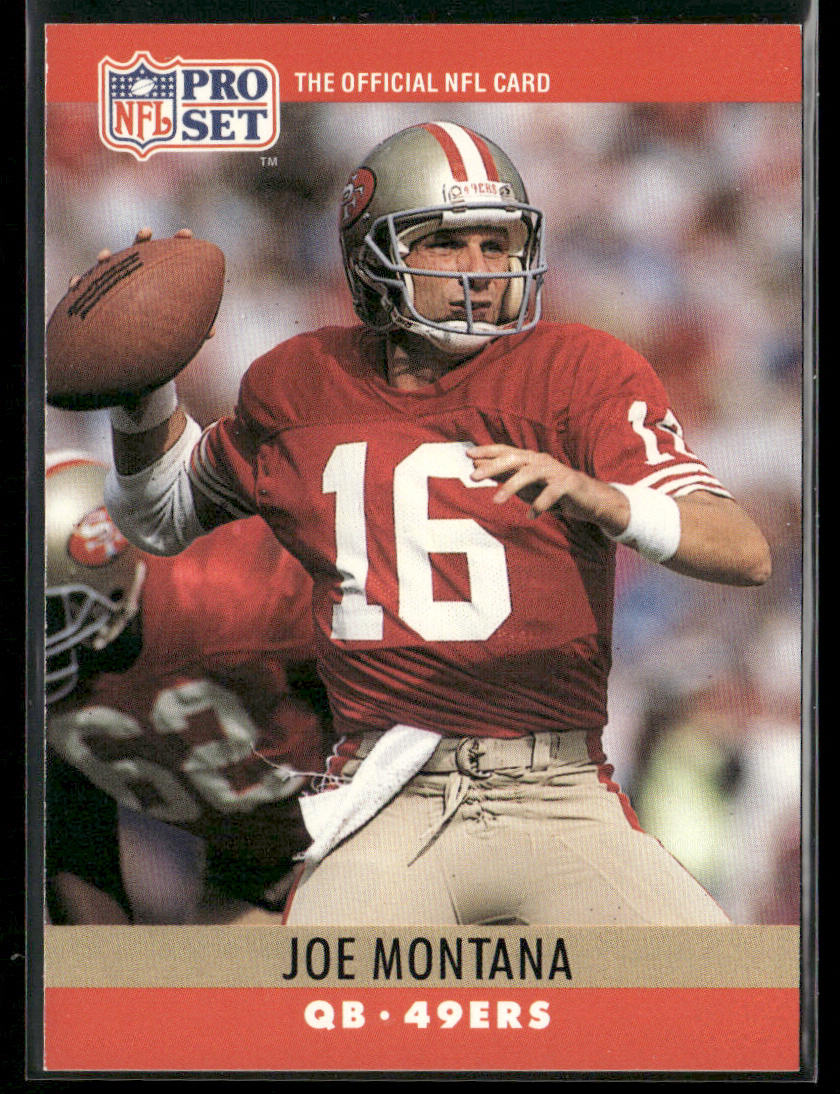Joe Montana 1990 Pro Set #293 San Francisco 49ers