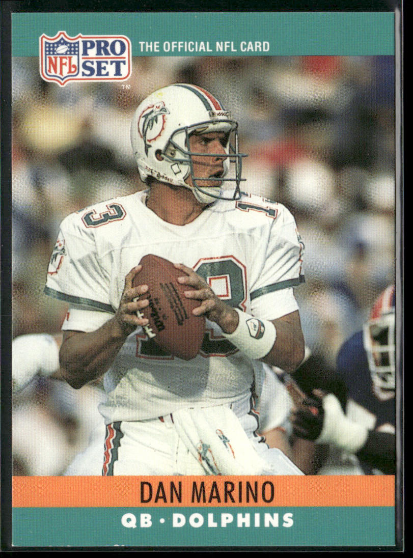 Dan Marino 1990 Pro Set #181 Miami Dolphins
