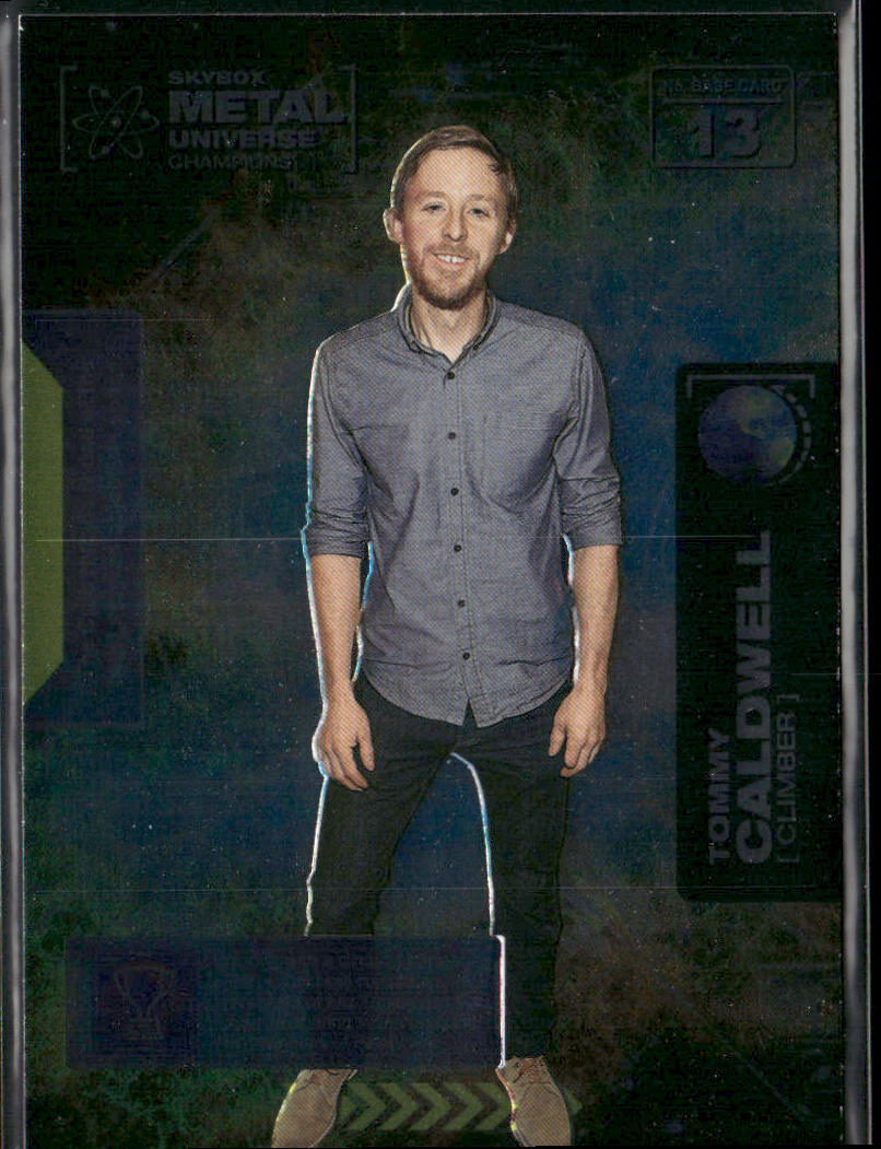 Tommy Caldwell 2021 SkyBox Metal Universe Champions #13 front