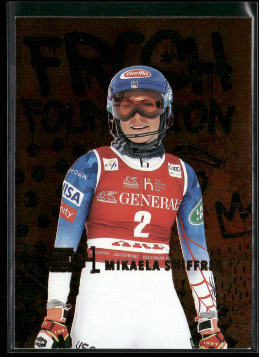Mikaela Shiffrin 2021 SkyBox Metal Universe Champions Fresh Foundation #FF20