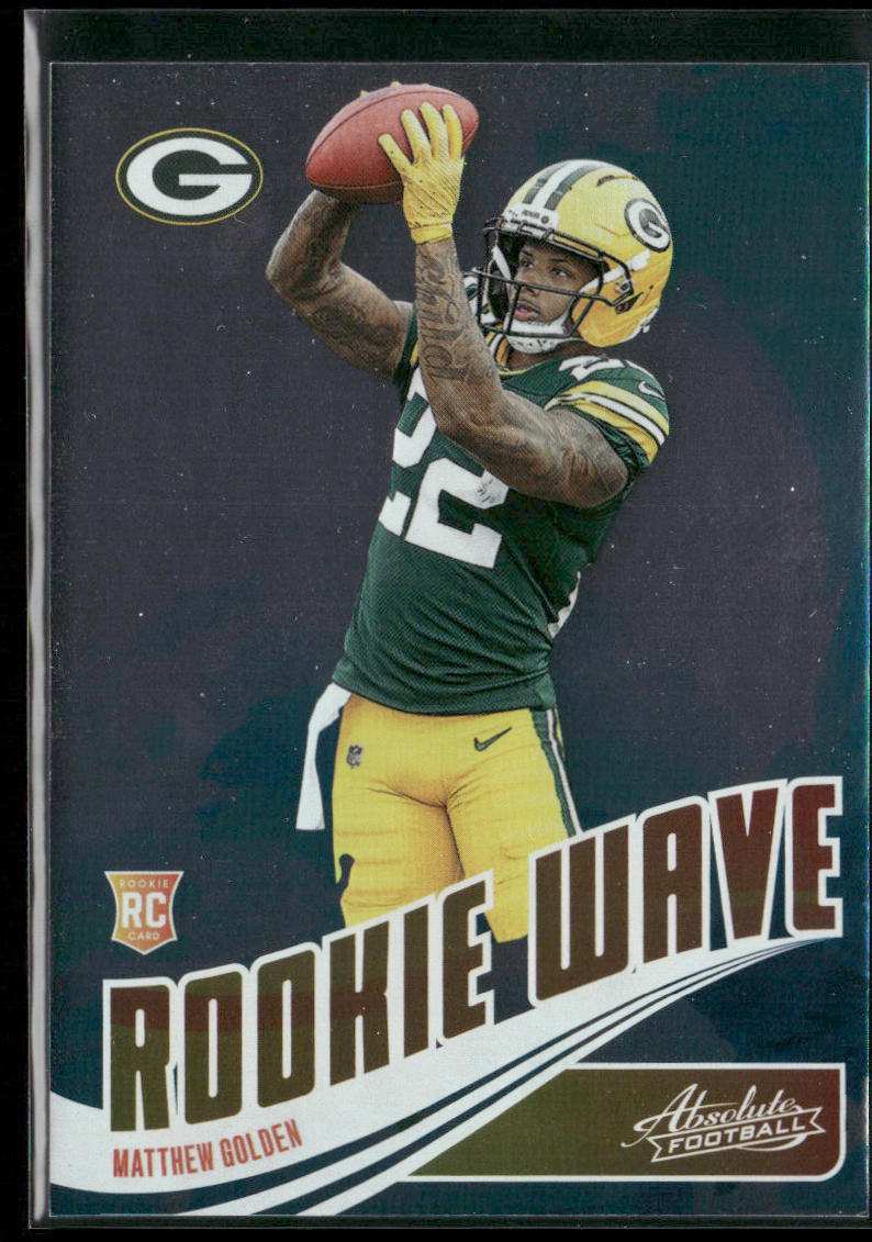 Matthew Golden 2025 Panini Absolute Rookie Wave #RW-MGN Green Bay Packers