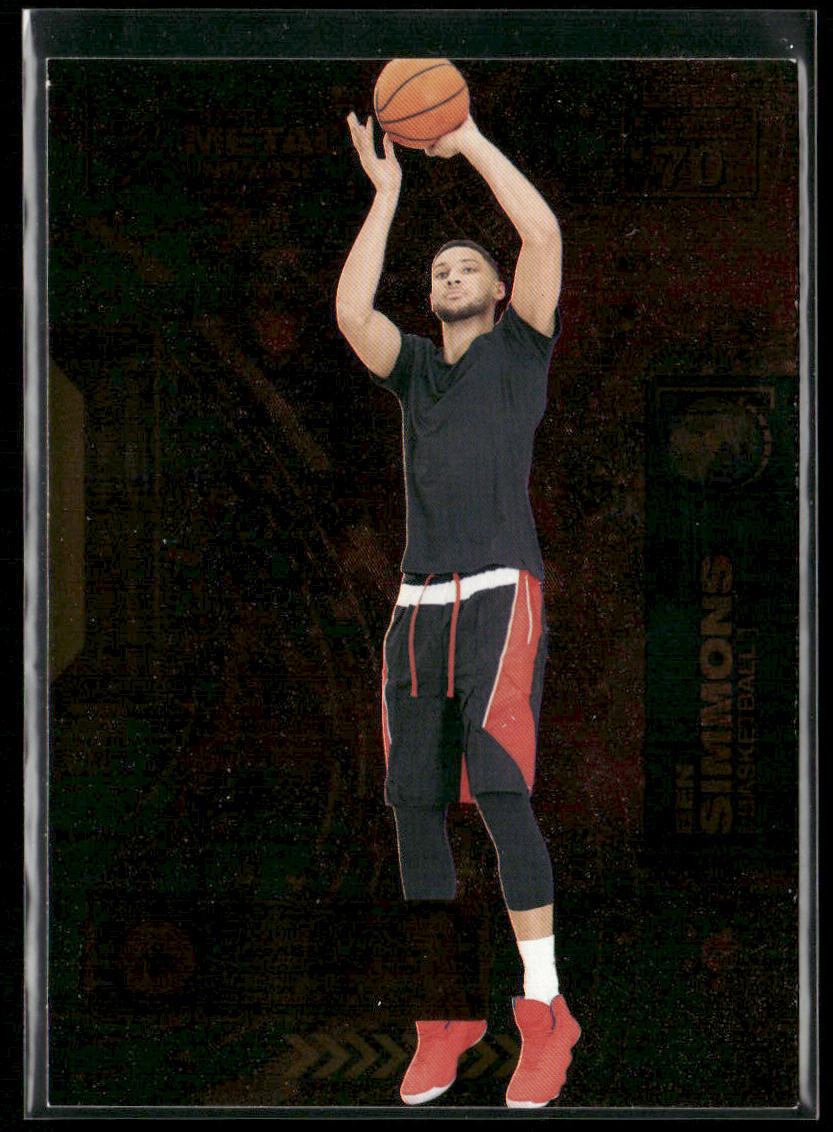 Ben Simmons 2021 SkyBox Metal Universe Champions #70 front