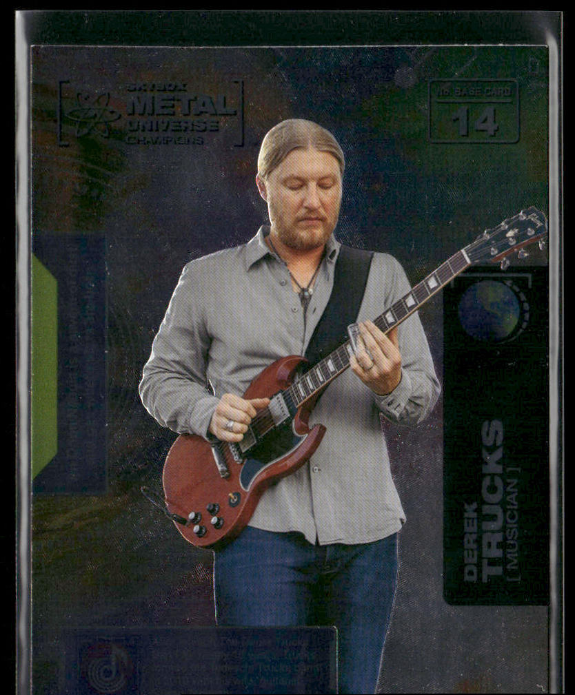 Derek Trucks 2021 SkyBox Metal Universe Champions #14 front