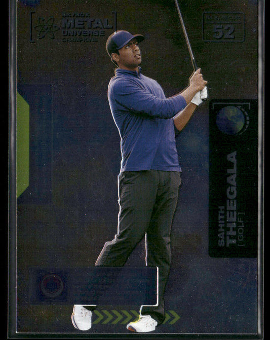 Sahith Theegala 2021 SkyBox Metal Universe Champions #52 Milwaukee Brewers