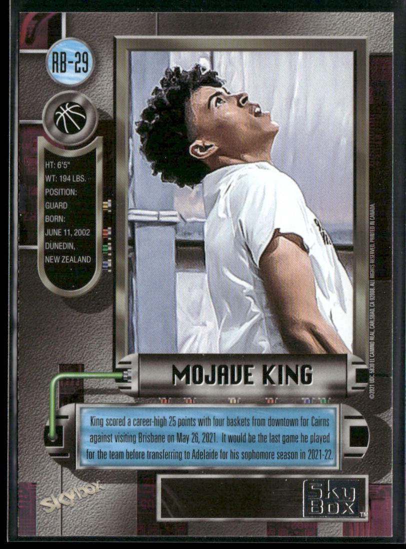 Mojave King 2021 SkyBox Metal Universe Champions 1997-98 Retro #RB-29