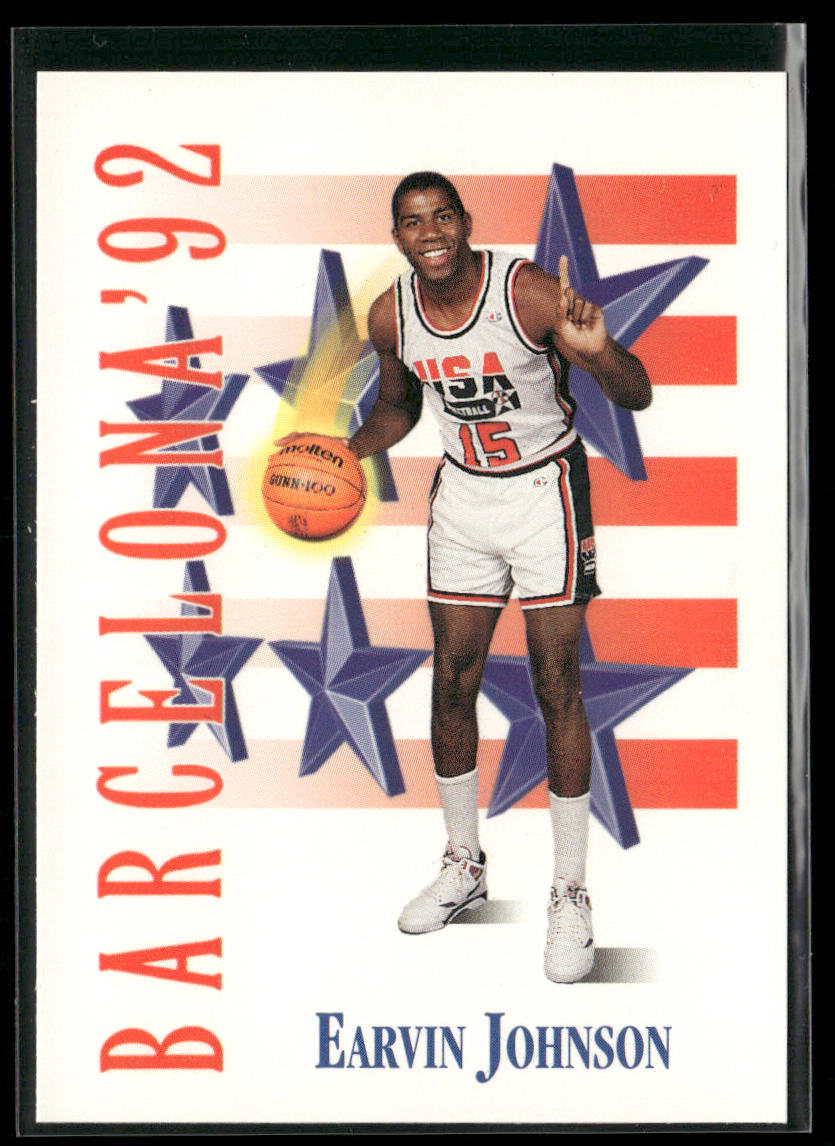 Earvin Johnson 1991-92 SkyBox #533 USA