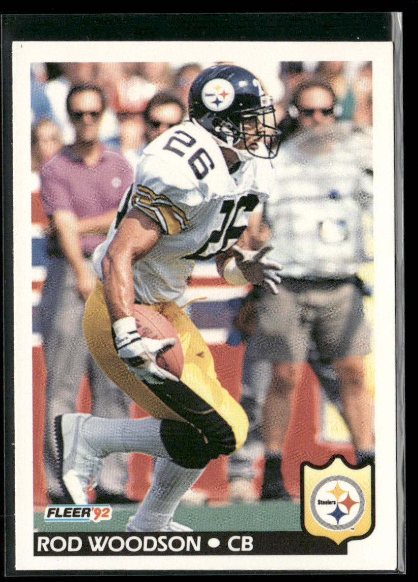 Rod Woodson 1992 Fleer #353 Pittsburgh Steelers
