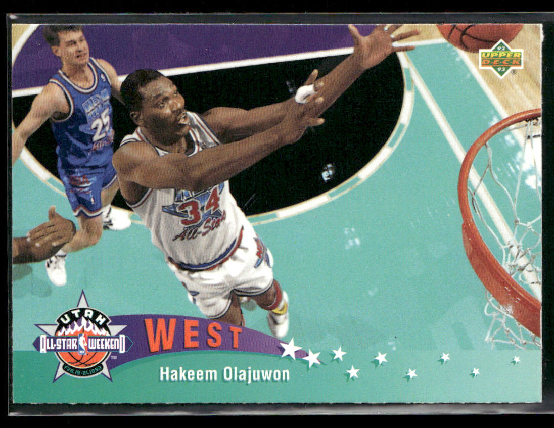 Hakeem Olajuwon 1992-93 Upper Deck #444 Houston Rockets