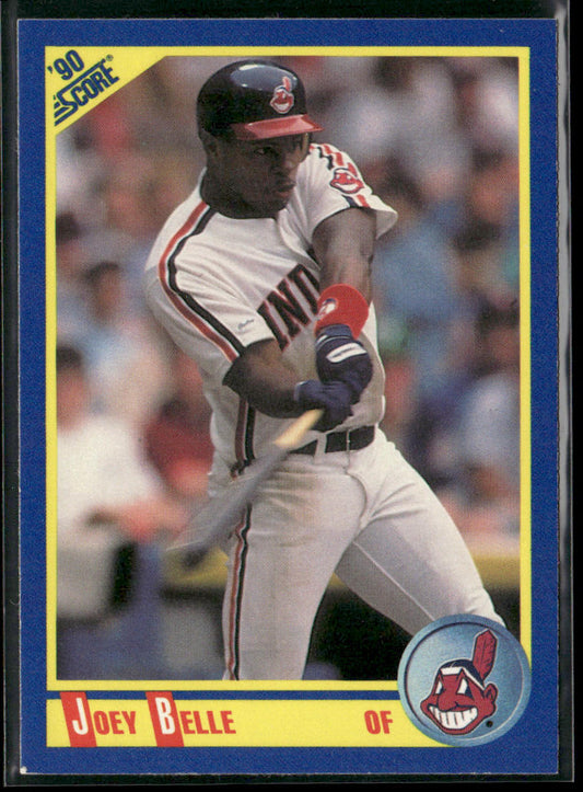 Joey Belle 1990 Score #508 Cleveland Indians front