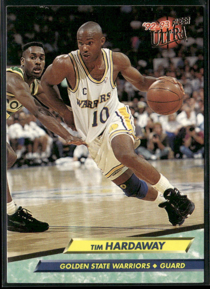 Tim Hardaway 1992-93 Ultra #64 Golden State Warriors front