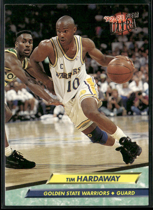 Tim Hardaway 1992-93 Ultra #64 Golden State Warriors front