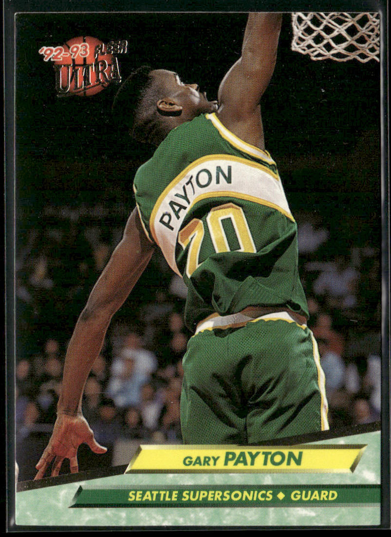 Gary Payton 1992-93 Ultra #175 Seattle SuperSonics