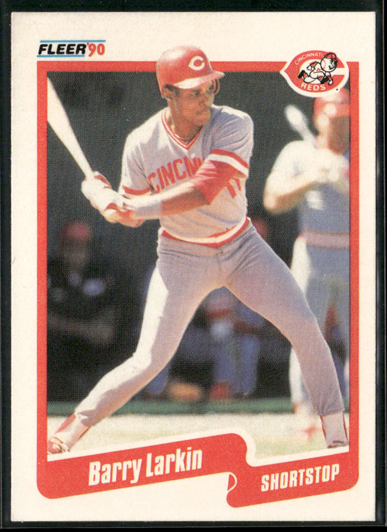 Barry Larkin 1990 Fleer #423 Cincinnati Reds