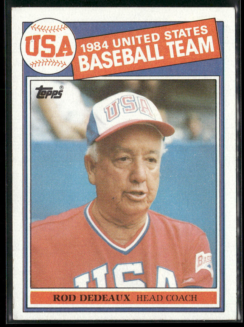 Rod Dedeaux 1985 Topps #389