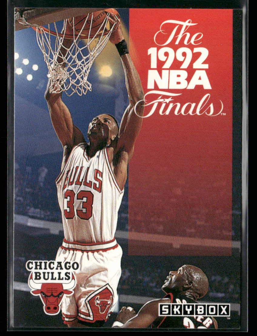 The 1992 NBA Finals 1992-93 SkyBox #317 Chicago Bulls