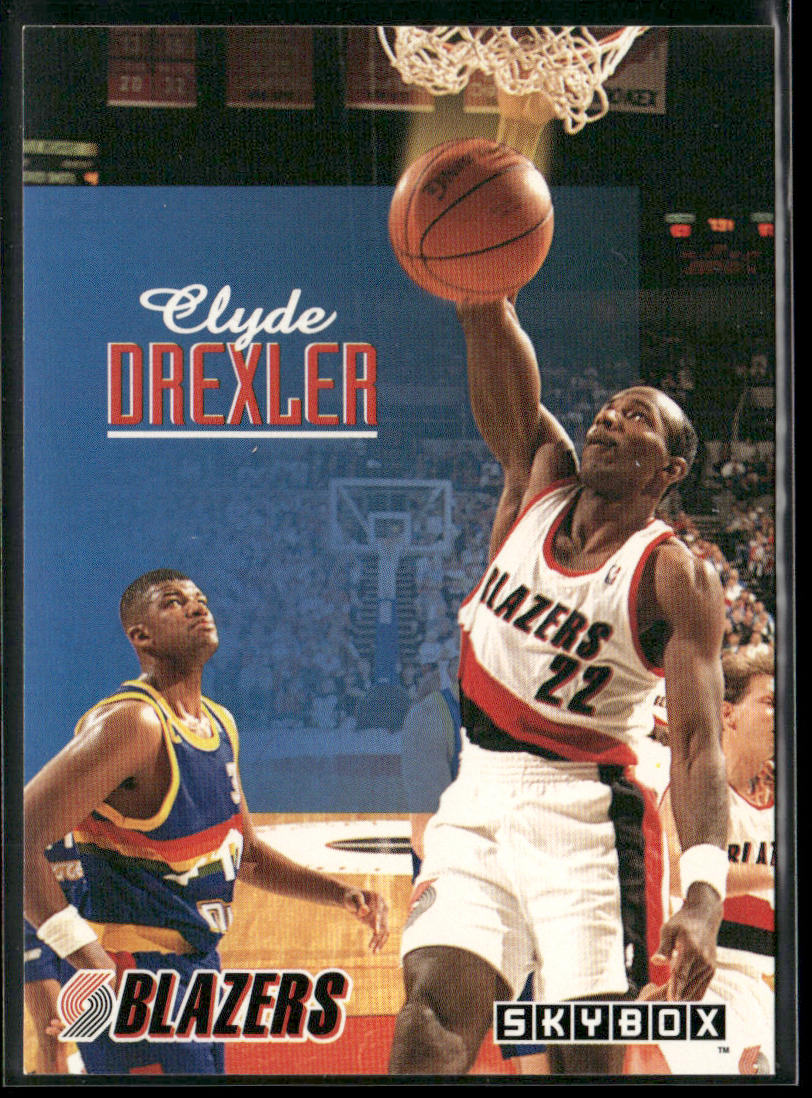Clyde Drexler 1992-93 SkyBox #201 Portland Trail Blazers