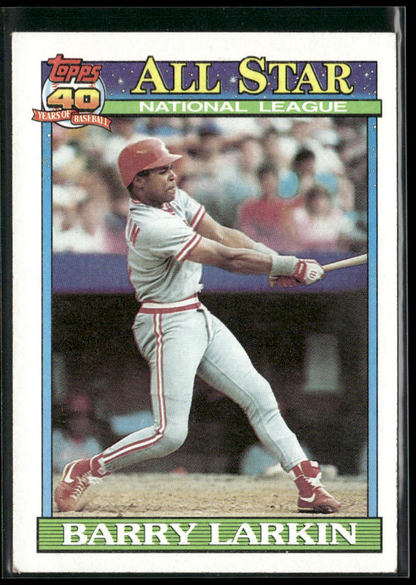 Barry Larkin 1991 Topps #400 Cincinnati Reds