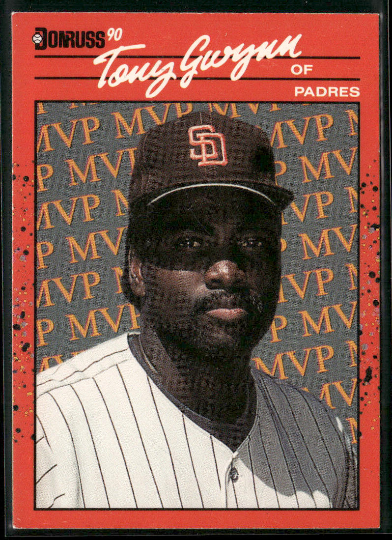 Tony Gwynn 1990 Donruss Bonus MVP's #BC-4 San Diego Padres front