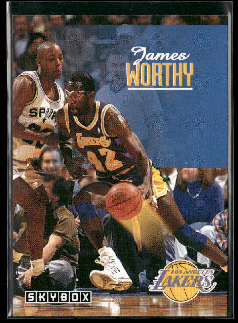 James Worthy 1992-93 SkyBox #121 Los Angeles Lakers