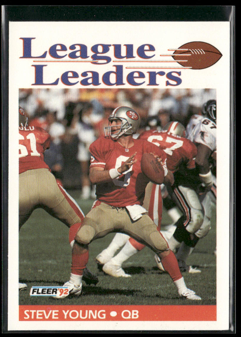 Steve Young 1992 Fleer #469 San Francisco 49ers