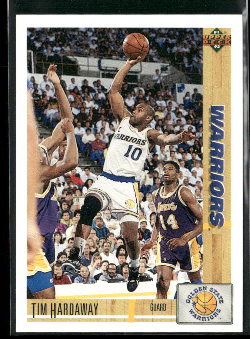 Tim Hardaway 1991-92 Upper Deck #243 Golden State Warriors