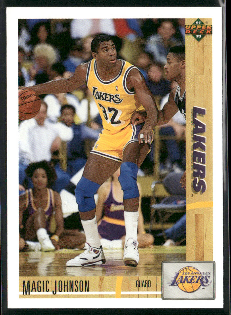 Magic Johnson 1991-92 Upper Deck #45b Los Angeles Lakers
