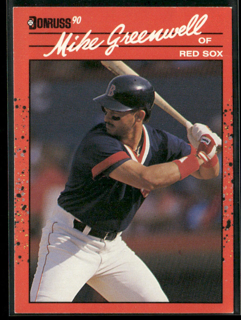 Mike Greenwell 1990 Donruss #66c Boston Red Sox