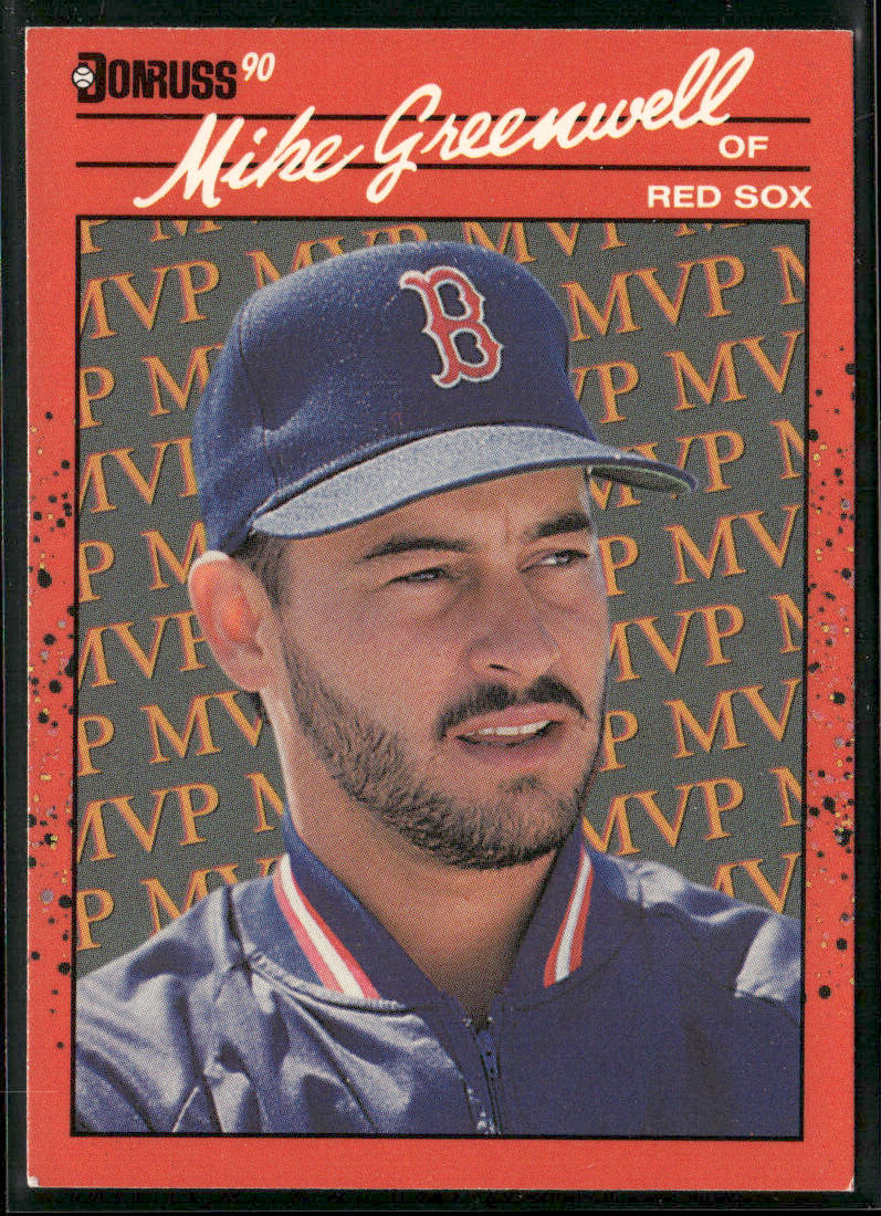 Mike Greenwell 1990 Donruss Bonus MVP's #BC-17 Boston Red Sox
