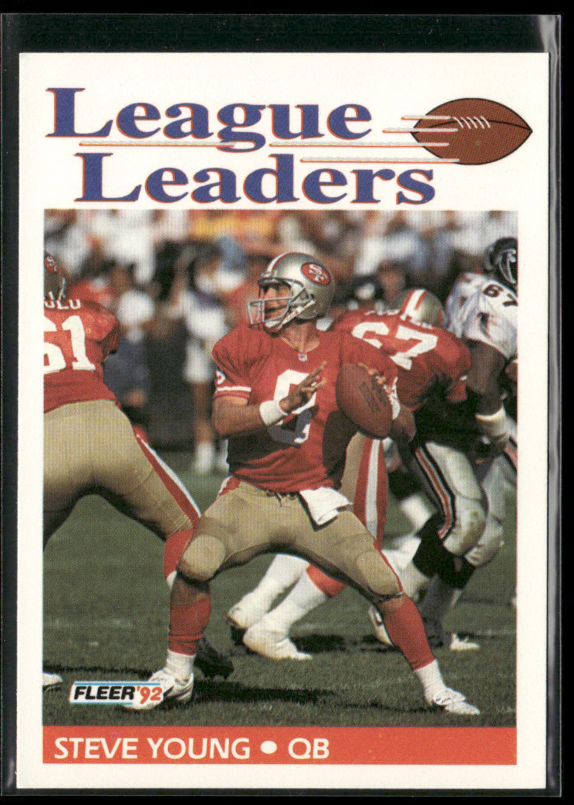 Steve Young 1992 Fleer #469 San Francisco 49ers front