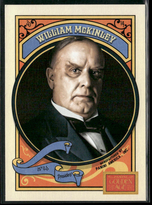 William McKinley 2014 Panini Golden Age #18 front