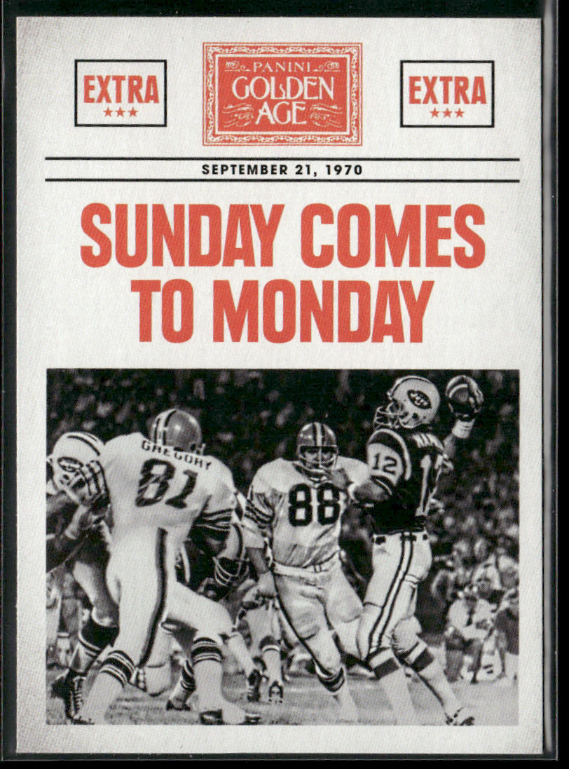 Monday Night Football 2014 Panini Golden Age Headlines #8
