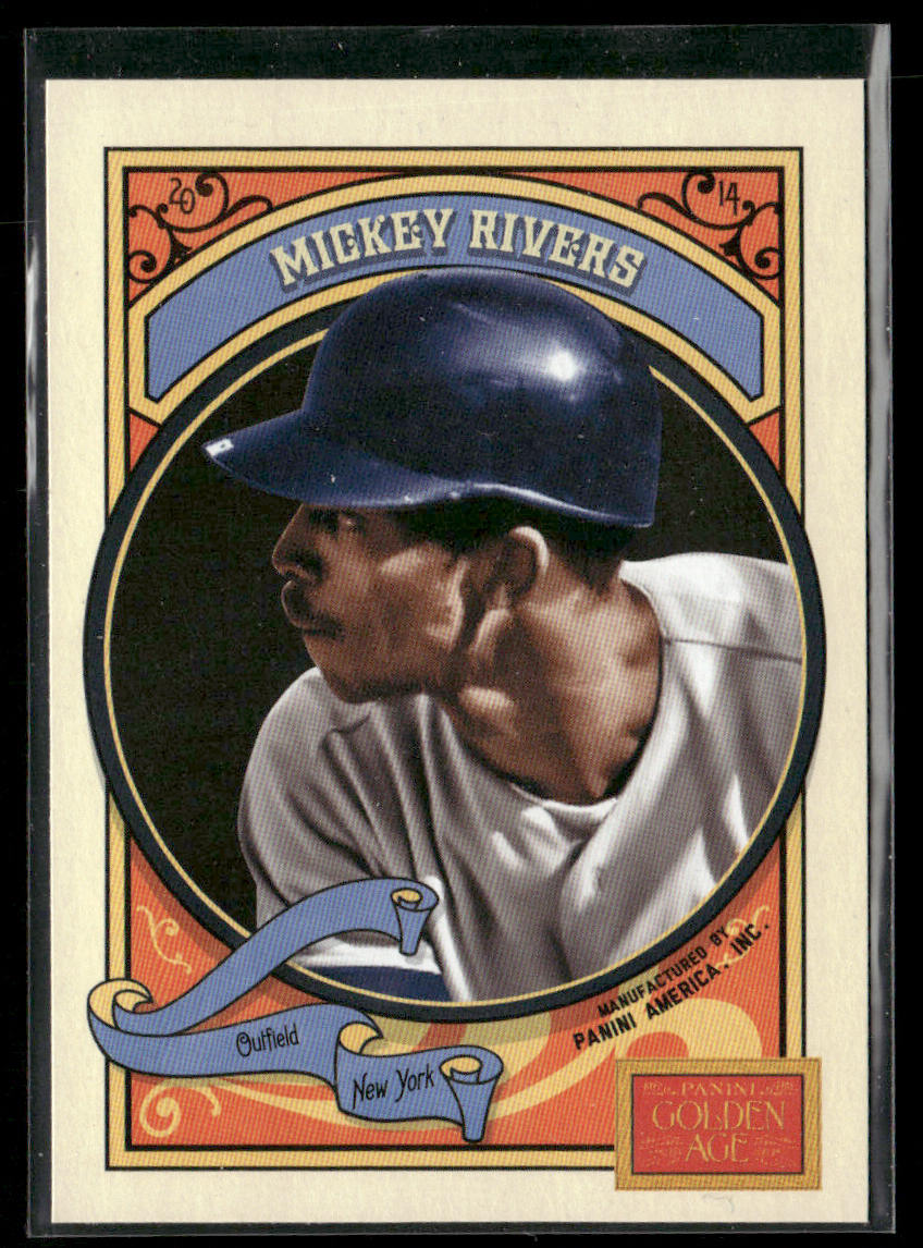 Mickey Rivers 2014 Panini Golden Age #134 New York Yankees