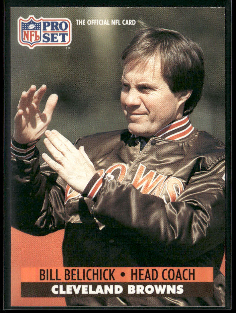 Bill Belichick 1991 Pro Set #126 Cleveland Browns front